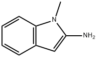 1-甲基-1H-吲哚-2-胺 结构式