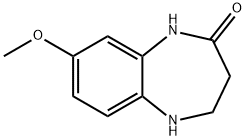 8-甲氧基-4,5-二氢-1H-苯并[B][1,4]二氮杂啅-2(3H)-酮 结构式