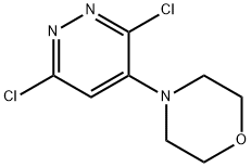 4-(3,6-DICHLORO-4-PYRIDAZINYL)MORPHOLINE 结构式