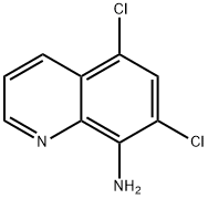 5,7-二氯喹啉-8-胺 结构式