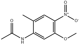 2-乙酰氨基-4-甲氧基-5-硝基甲苯 结构式
