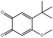 4-T-丁基-5-甲氧基邻苯醌 结构式