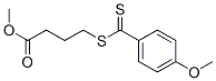 4-[[(4-Methoxyphenyl)thioxomethyl]thio]butyric acid methyl ester 结构式