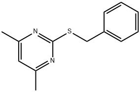 2-(Benzylthio)-4,6-dimethylpyrimidine 结构式