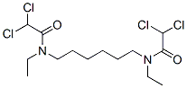 N,N'-Hexamethylenebis(2,2-dichloro-N-ethylacetamide) 结构式