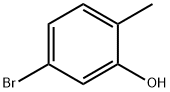 5-溴-2-甲基苯酚 结构式