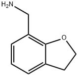 2,3-DIHYDRO-1-BENZOFURAN-7-YLMETHYLAMINE 结构式