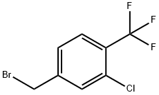 3-氯-4-(三氟甲基)溴苄 结构式