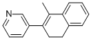 3-(1-METHYL-3,4-DIHYDRO-NAPHTHALEN-2-YL)-PYRIDINE 结构式