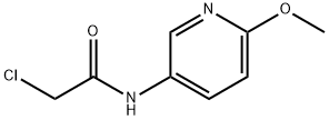 2-氯-N-(6-甲氧基吡啶-3-基)乙酰胺 结构式