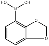 4-苯并二噁茂硼酸 结构式