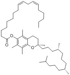 生育酚亚油酸酯 结构式