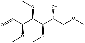 2-O,3-O,4-O,6-O-Tetramethyl-D-glucose 结构式