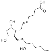 5-TRANS PROSTAGLANDIN F2ALPHA 结构式