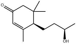 4-(3-羟基丁基)-3,5,5-三甲基环己-2-烯-1-酮 结构式