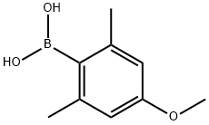 2.6-二甲基-4-甲氧基苯硼酸 结构式