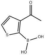 (3-乙酰噻吩-2-基)硼酸 结构式