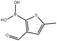 3-FORMYL-5-METHYL-2-THIOPHENEBORONIC ACID 结构式