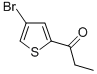 1-(4-溴噻吩-2-基)丙烷-1-酮 结构式