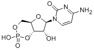 胞苷-3ˊ,5ˊ-环一磷酸 结构式