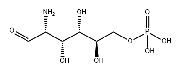 D-氨基葡萄糖6-磷酸 结构式