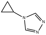 4-Cyclopropyl-4H-[1,2,4]triazole 结构式