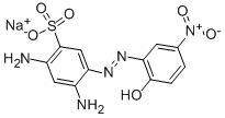 酸性媒介棕 RH 结构式