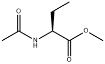 L-N-乙酰基-2-氨基丁酸甲酯 结构式