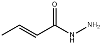 2-Butenoic acid, (2E)-, hydrazide 结构式