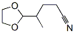 1,3-Dioxolane-2-butanenitrile,  -gamma--methyl- 结构式