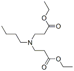 ethyl 3-(butyl-(2-ethoxycarbonylethyl)amino)propanoate 结构式