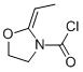 3-Oxazolidinecarbonyl chloride, 2-ethylidene- (9CI) 结构式