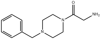 2-氨基-1-(4-苄基-哌啶-1-基)-乙酮盐酸盐 结构式