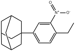 1-(4-乙基-3-硝基-苯基)金刚烷 结构式