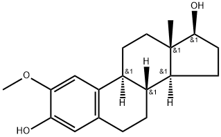 2-甲氧雌二醇 结构式