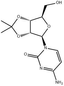 2',3'-O-亞異丙基胞苷 结构式