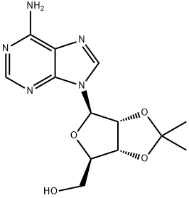 2',3'-异丙叉腺苷 结构式