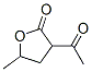 3-acetyldihydro-5-methylfuran-2(3H)-one 结构式