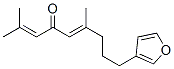 (E)-9-(3-Furanyl)-2,6-dimethyl-2,5-nonadien-4-one 结构式