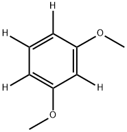 1,3-二甲氧基苯-D4 结构式