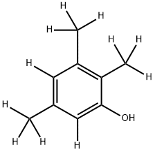 2,3,5-三甲基苯酚-D11 结构式