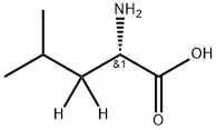 L-亮氨酸-D2 结构式