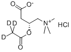 ACETYL-D3-L-CARNITINE HCL 结构式