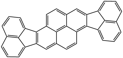 2.3,7.8-DI-(PERI-NAPHTHYLENE)-PYRENE 结构式