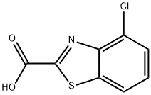 4-氯苯并[D]噻唑-2-甲酸 结构式