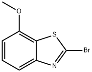 2-BROMO-7-METHOXYBENZOTHIAZOLE 结构式