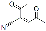 2-Pentenenitrile, 2-acetyl-4-oxo- (9CI) 结构式