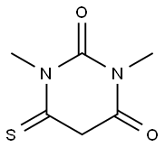 1,3 - 二甲基 - 6 - 硫脲嘧啶 结构式