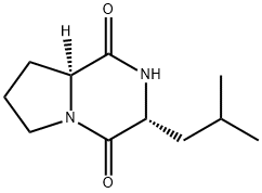 (3R,8AS)-六氢-3-异丁基吡咯并[1,2-A]吡嗪-1,4-二酮 结构式