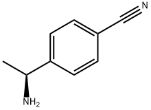 (S)-(-)-1-(4-氰基苯基)乙胺 结构式